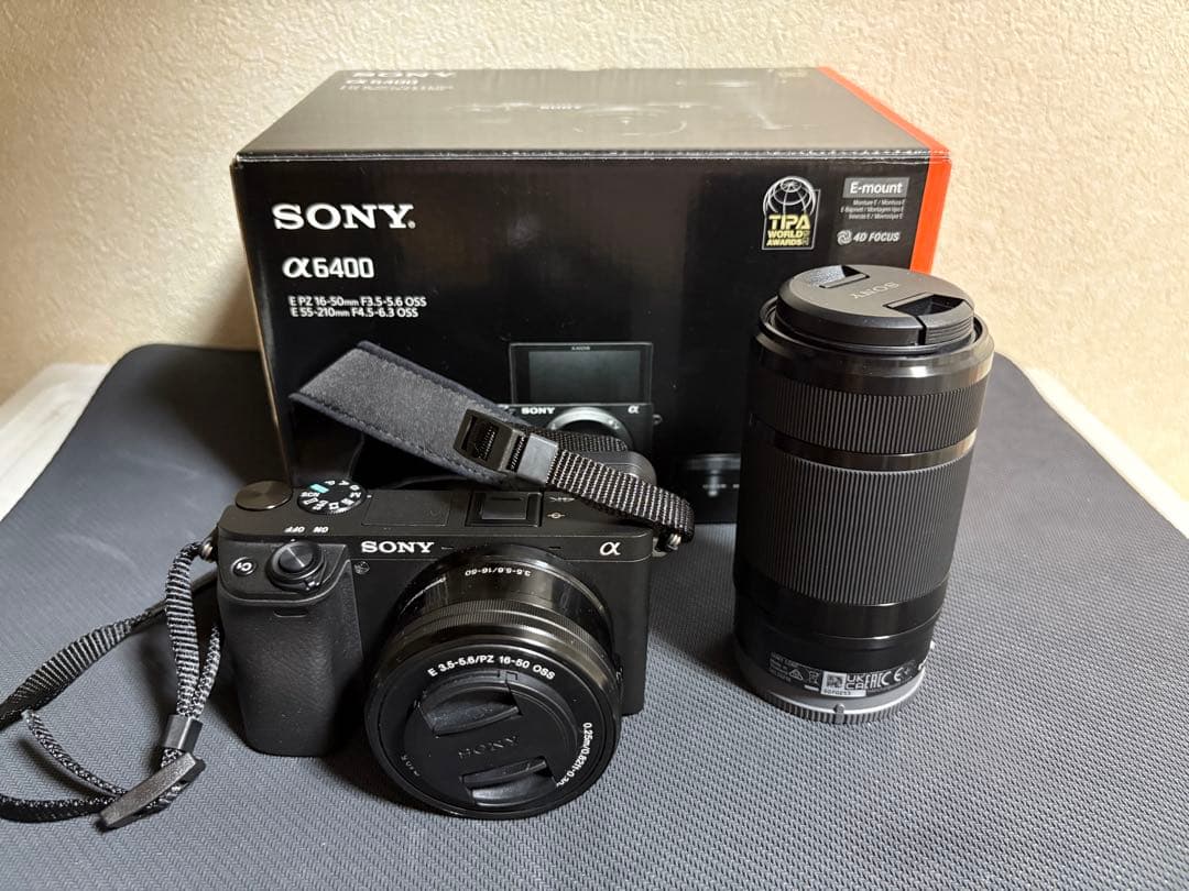 SONY α6400 ミラーレスカメラ ダブルズームレンズキット