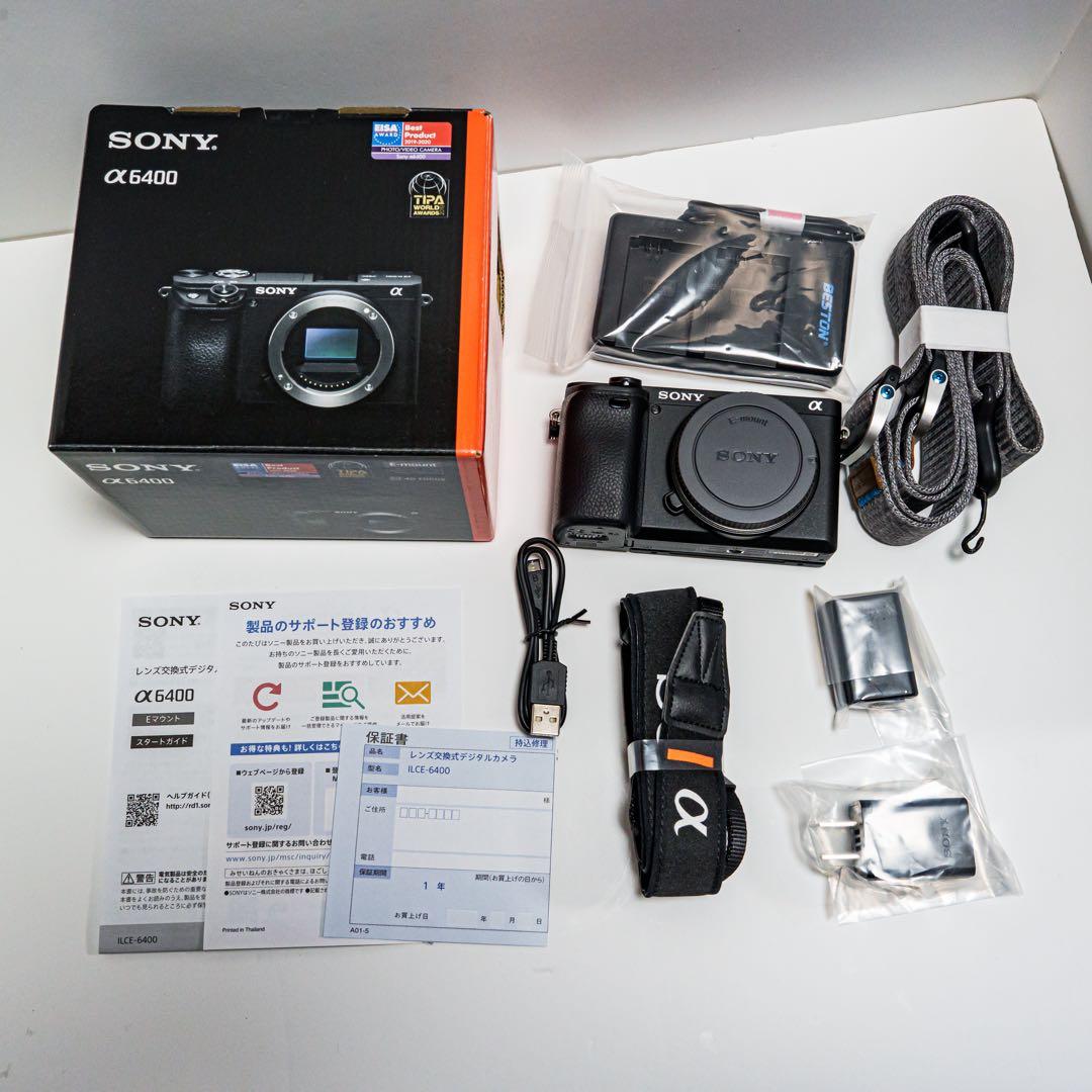 エア　SONY α6400 ボディ＋ バッテリーチャージャー