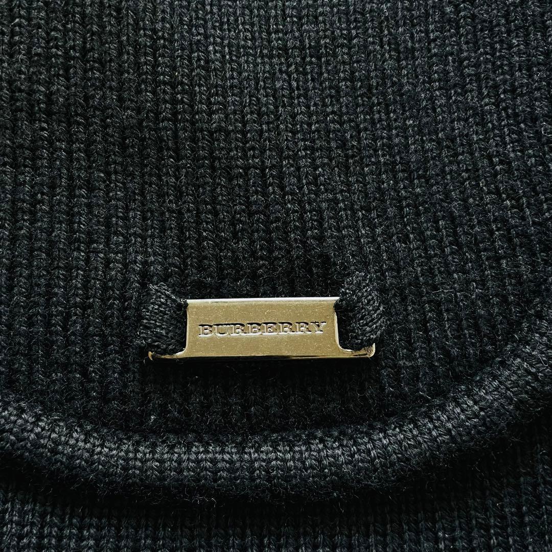 美品　バーバリー　ダッフルニットコート ジャケット カーディガン　ノバチェック