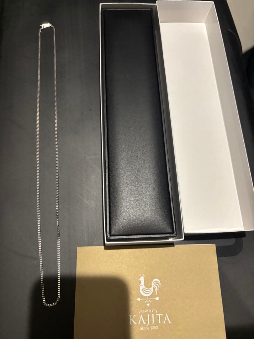 最終値下げ喜平2面プラチナネックレス　pt850 10.5g　60センチ2ミリ幅