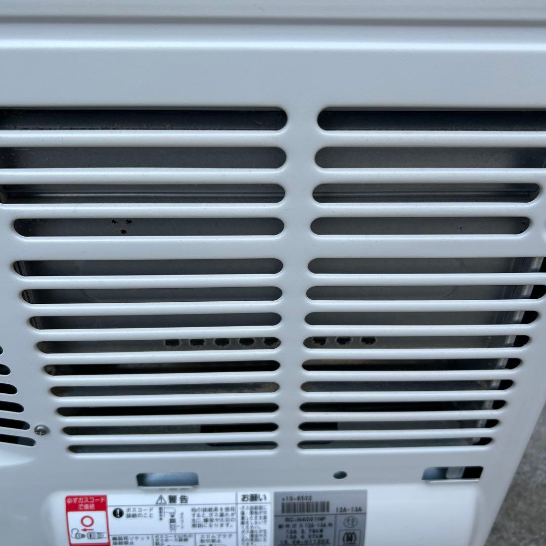 リンナイ　都市ガス　RC-N4001NP ガスファンヒーター　プラズマクラスター