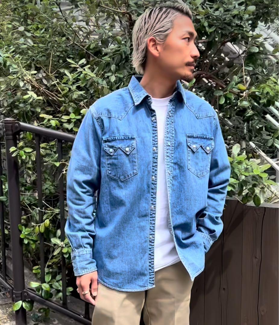 【スタンダードカリフォルニア】オフィシャル限定 デニムウエスタンシャツ Ｌサイズ