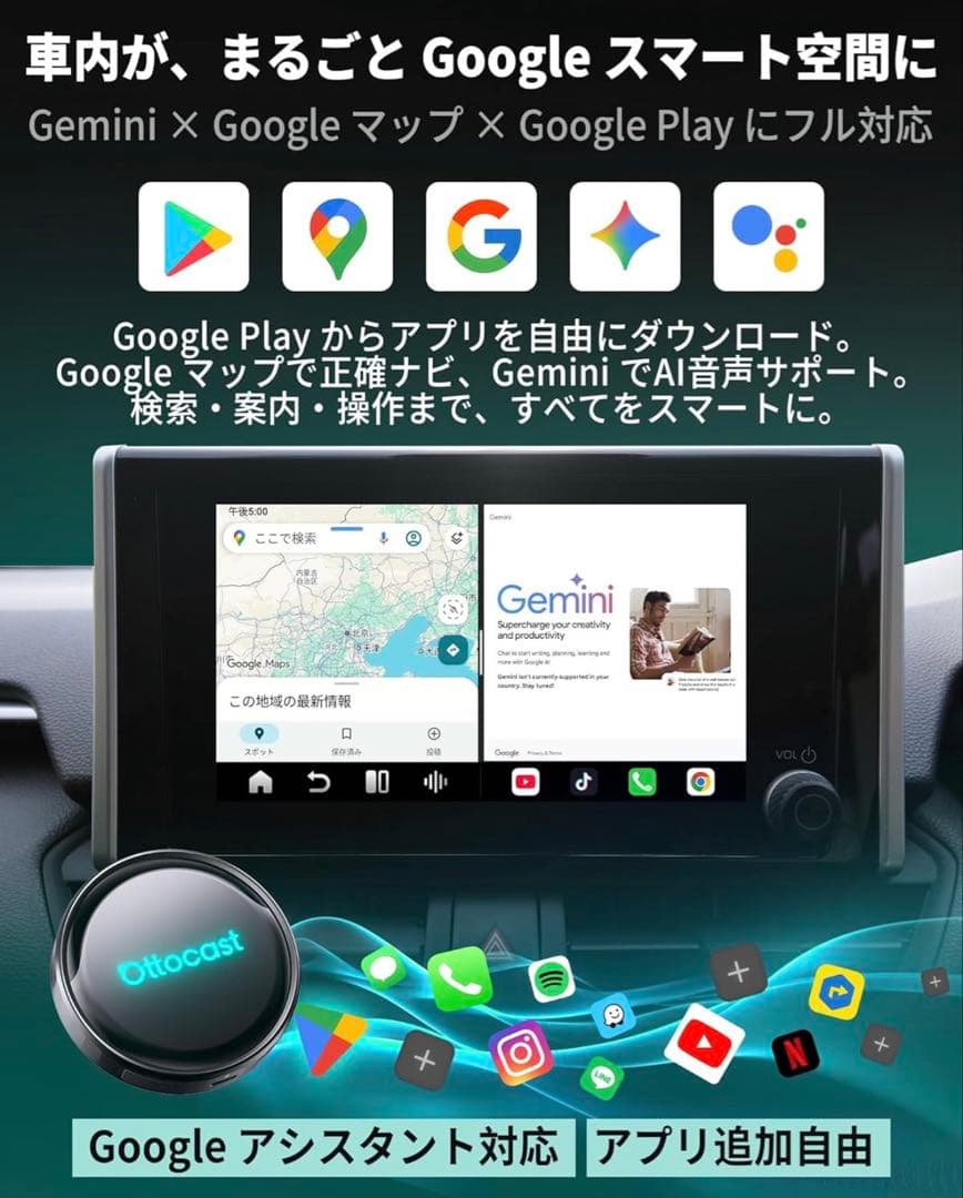 Ottocast P3 Pro オットキャスト OttoAibox