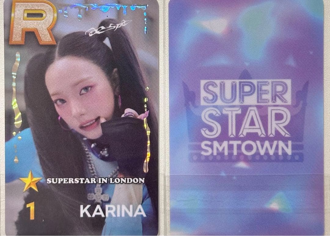 aespa SUPERSTAR SMTOWN カリナ ロンドン 限定 トレカ