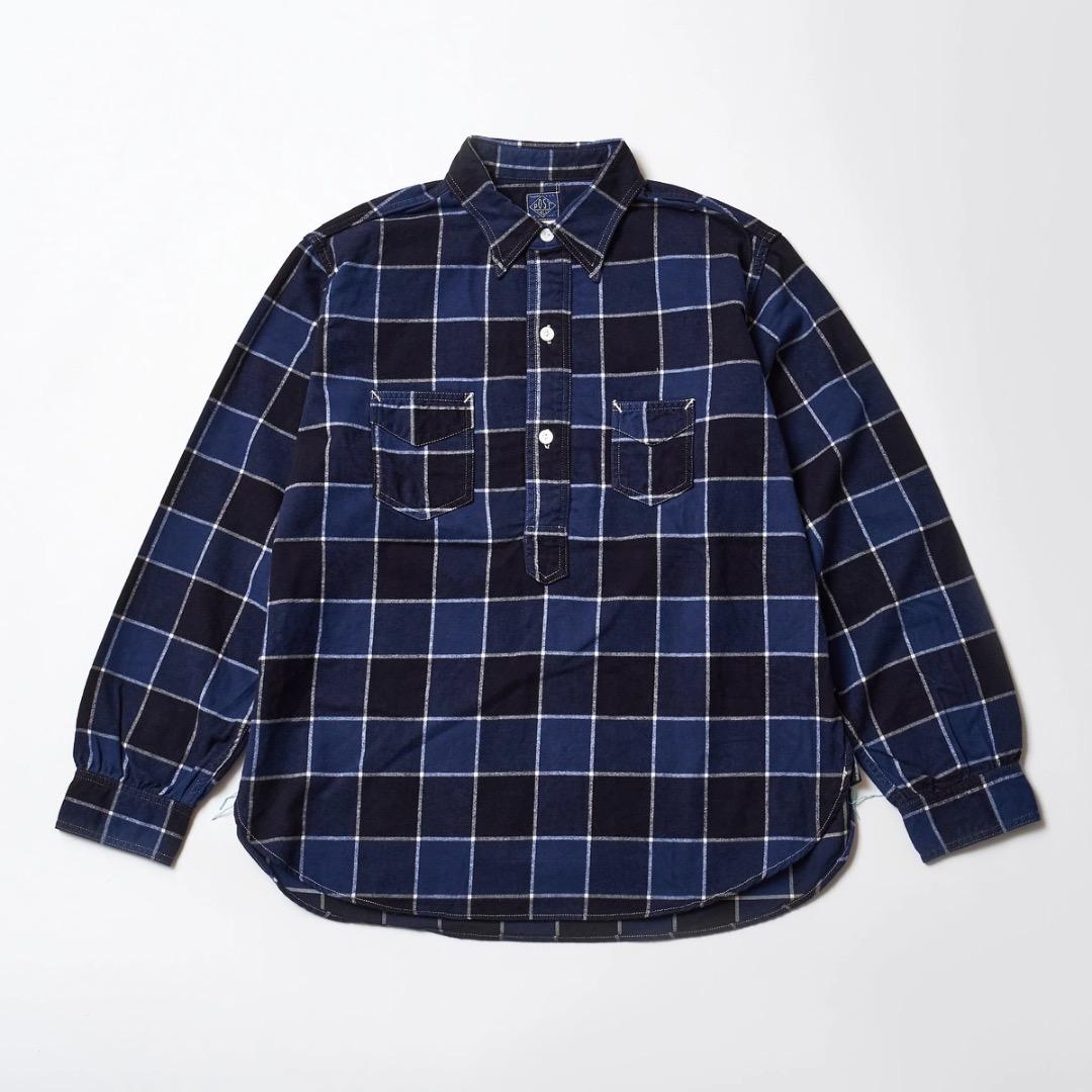 Post Overalls De Luxeブロックチェックネルシャツo’alls