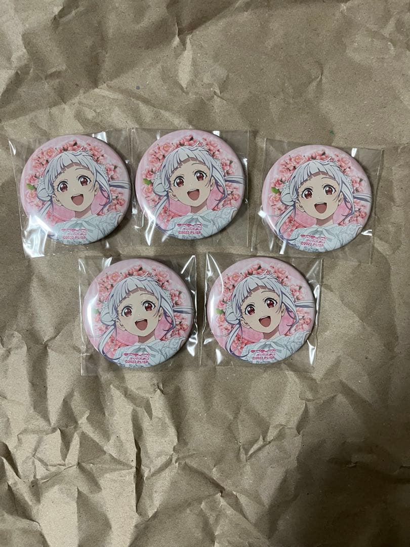 ラブライブスーパースターLiellaバースデー嵐千砂都缶バッジ