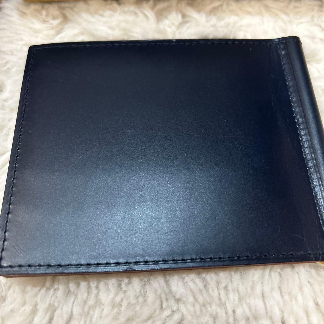 GANZO マネークリップ　ネイビー