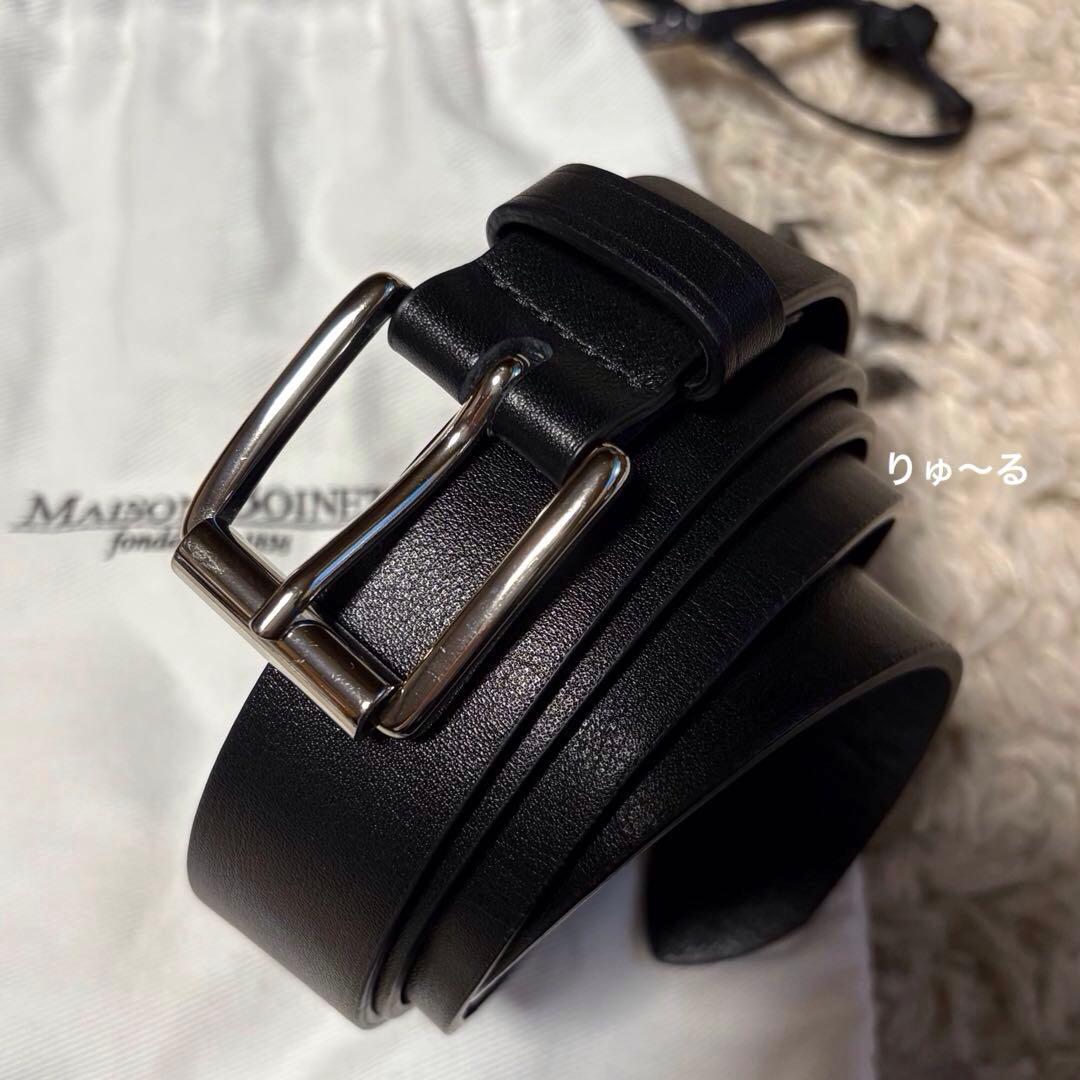 美品⭐️MAISON BOINET メゾンボワネ ベルト レザー 25m／75