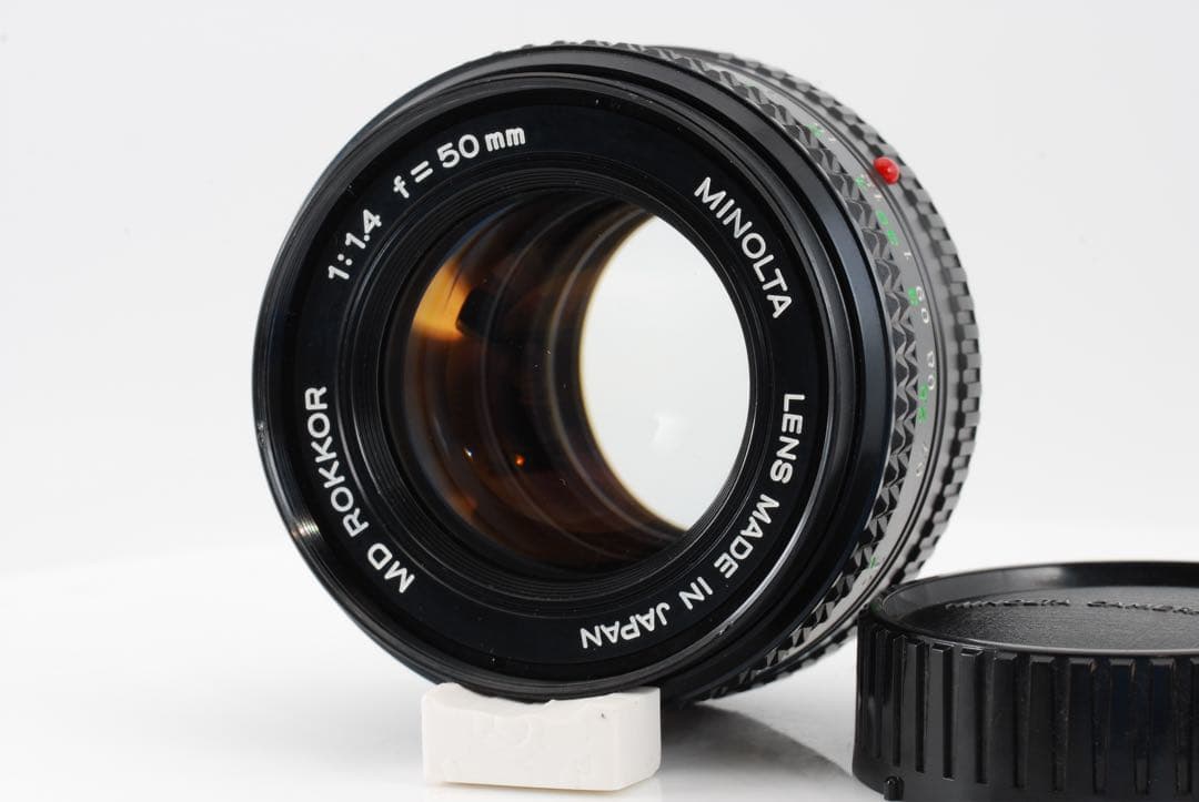 【整備済】MINOLTA MD ROKKOR 50mm f1.4 後玉微細跡あり
