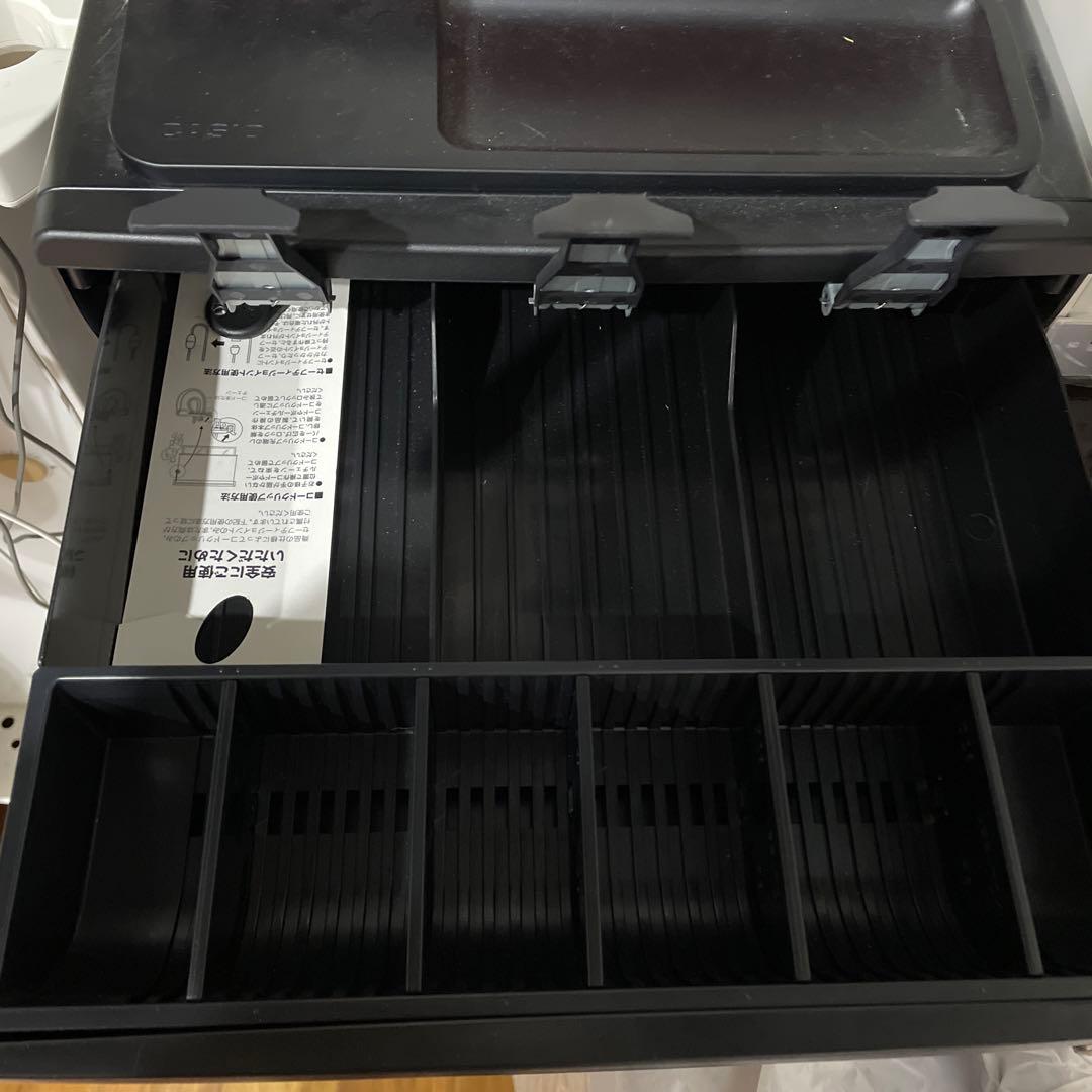 最終値下げ価格⭐︎CASIO レジスター 赤と黒色　コンパクト