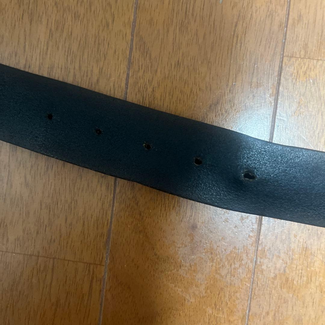 DIESEL 黒レザーベルト　32インチ