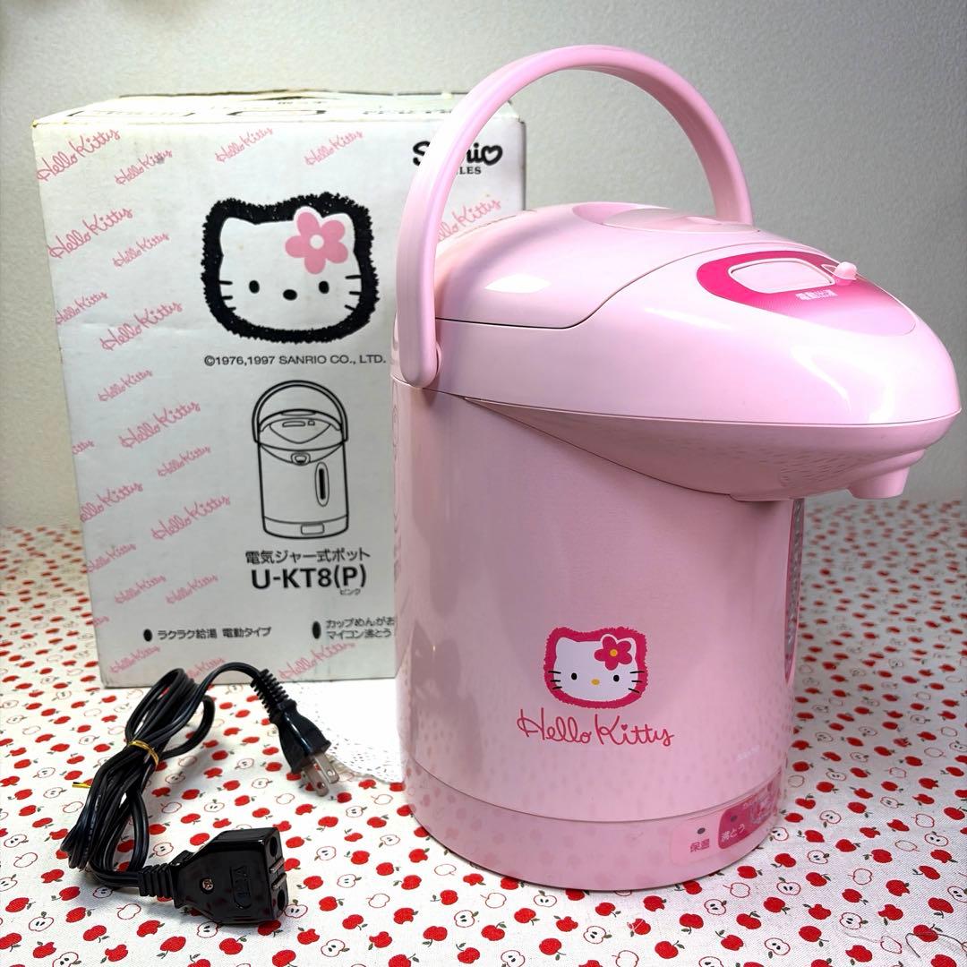 【超希少・美品】ハローキティ 電気ジャーポット SANYO U-KT8(P)