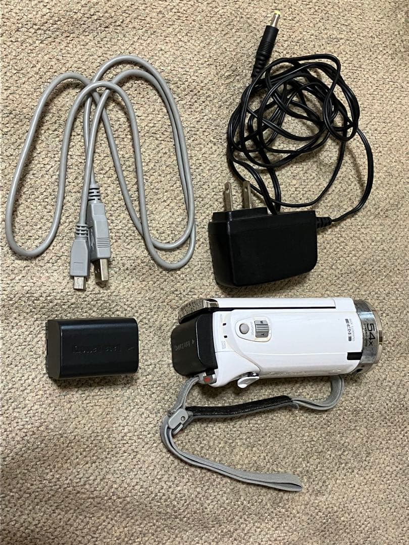 JVC ビデオカメラ Everio GZ-E265 SDカード、予備バッテリー付