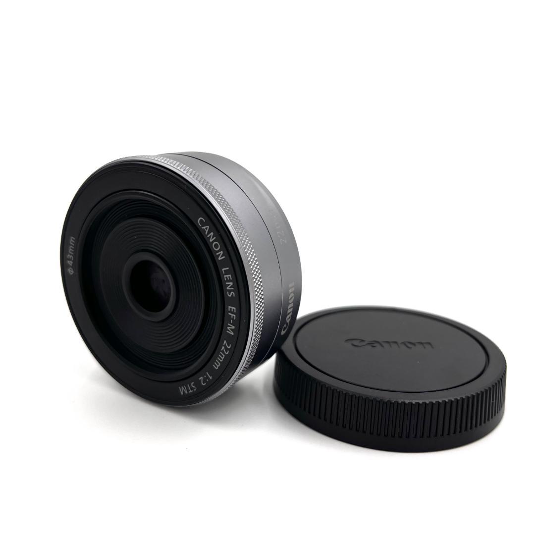 【美品】キャノン　Canon EF-M22mm F2 STM キヤノン #33