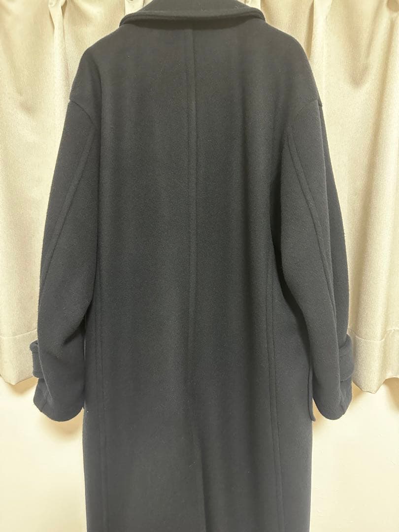 【本日限定】clane over maxi duffle coat navy