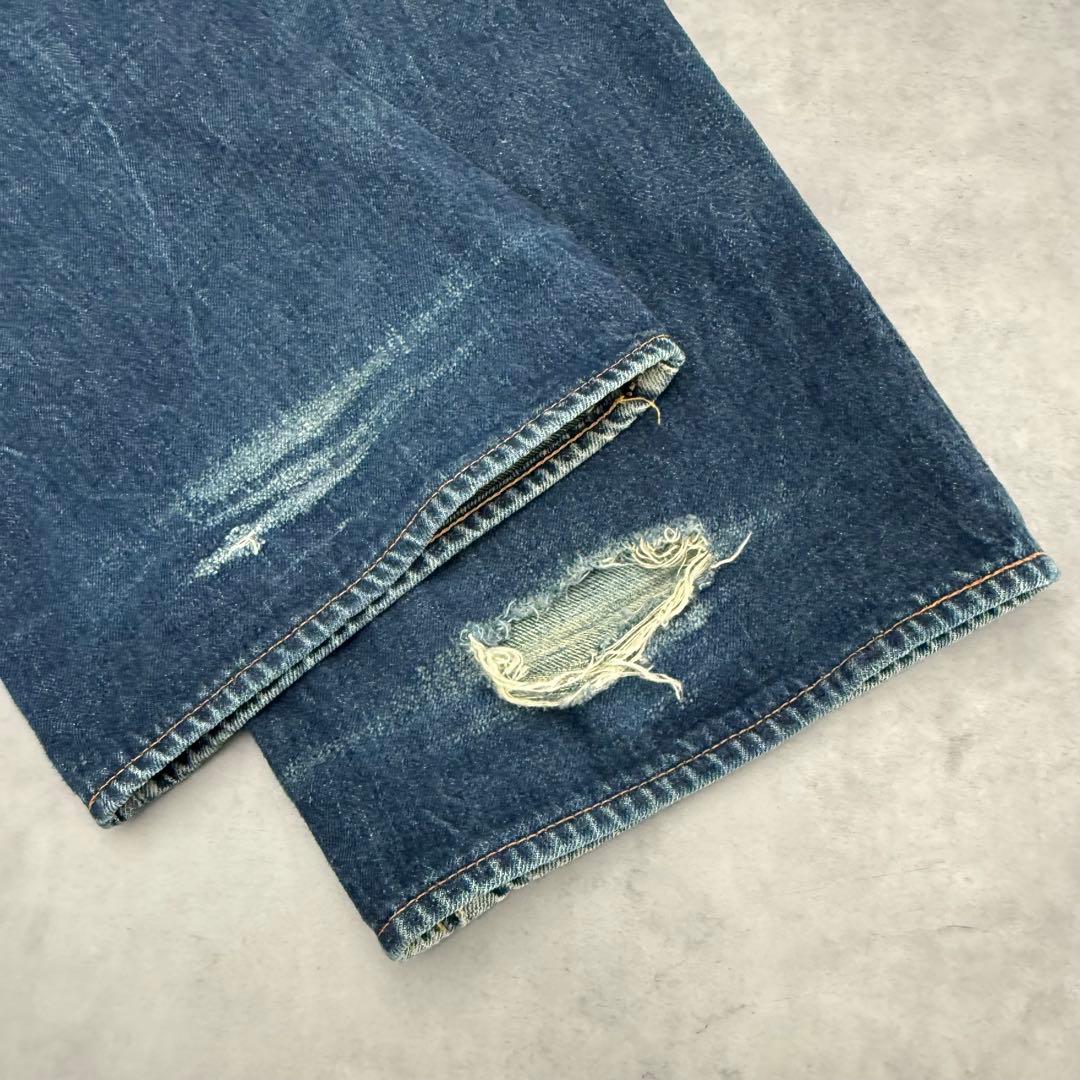 EVISU エヴィス No.2 エビスジーンズ デニムパンツ 黒カモメ42×35