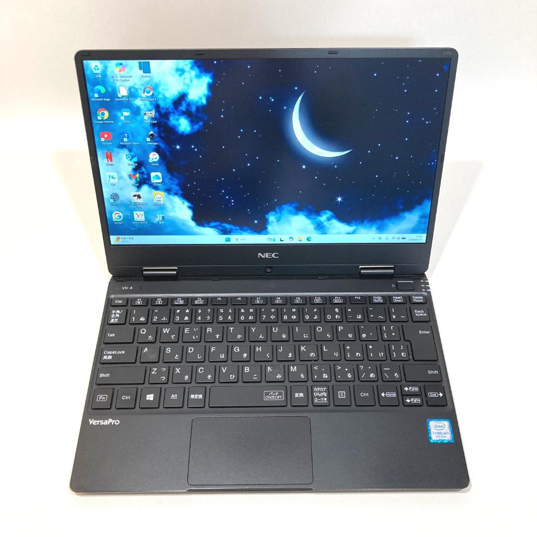 初心者✨快適・カメラ付・薄型・超軽量✨黒✨すぐ使えるノートパソコン◇D456-2