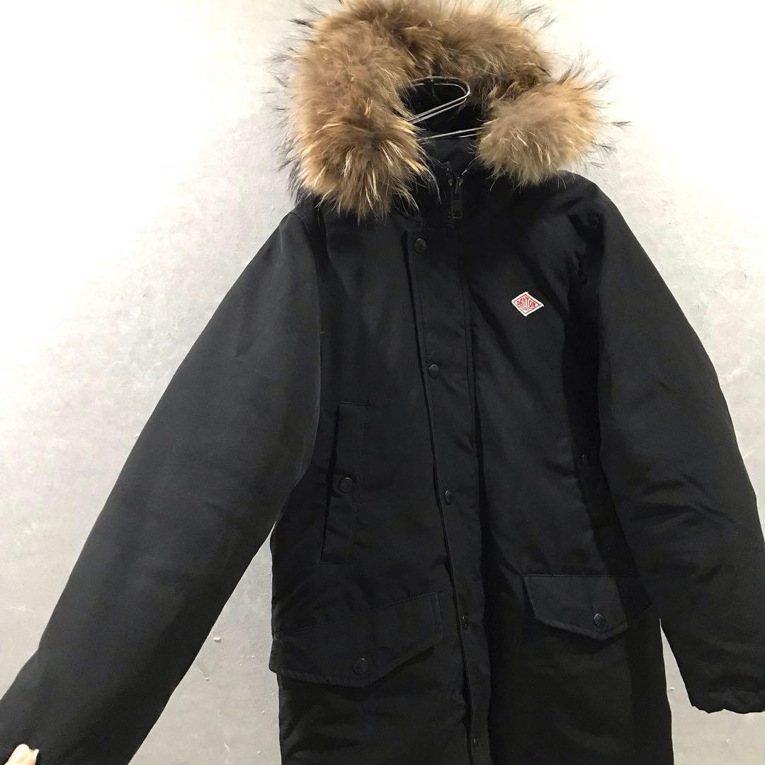 DANTON タッサーダウン ダウンコート ブラック 34