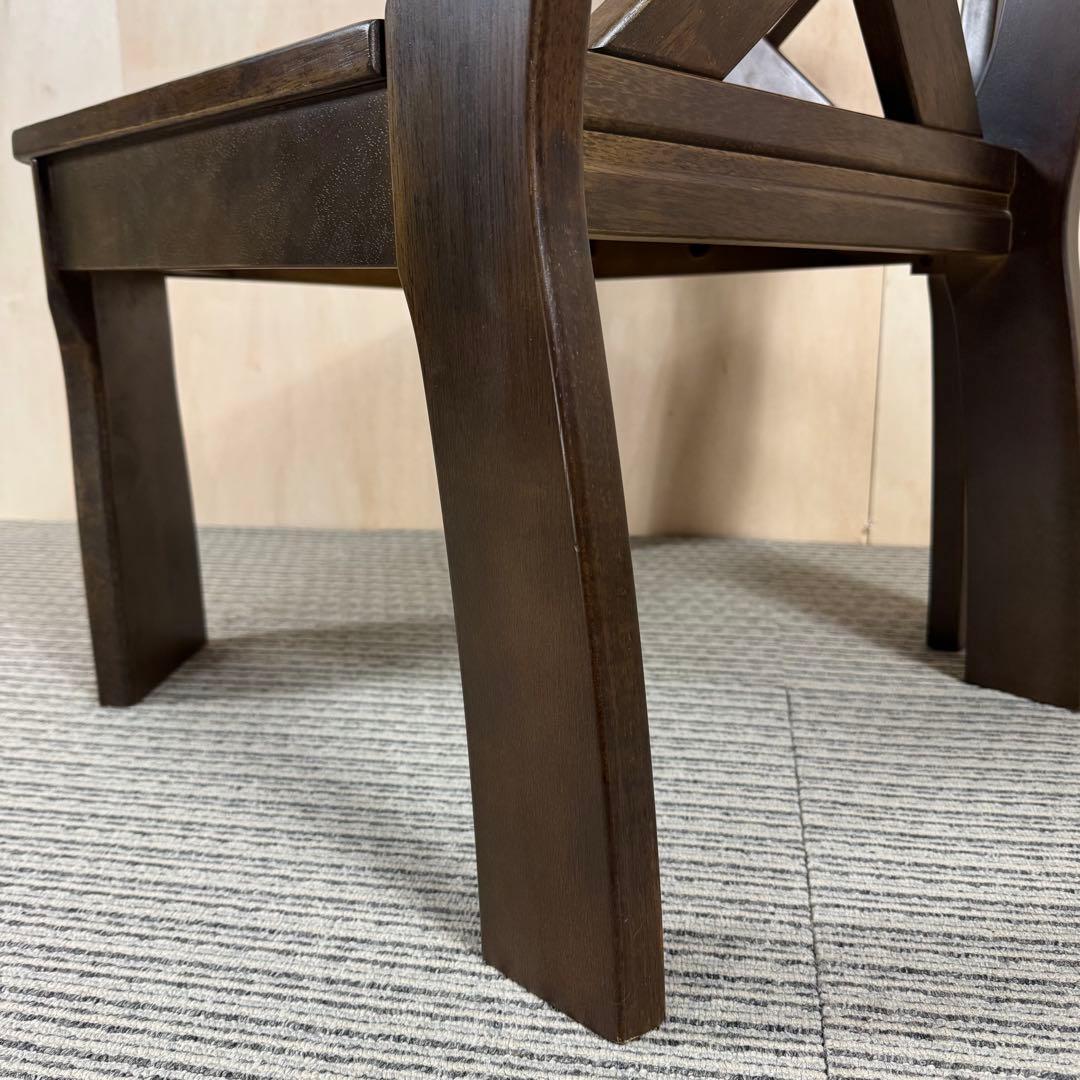 カリモク ルスティック コーナーベンチチェア たのメル便 引き取り値引き有り