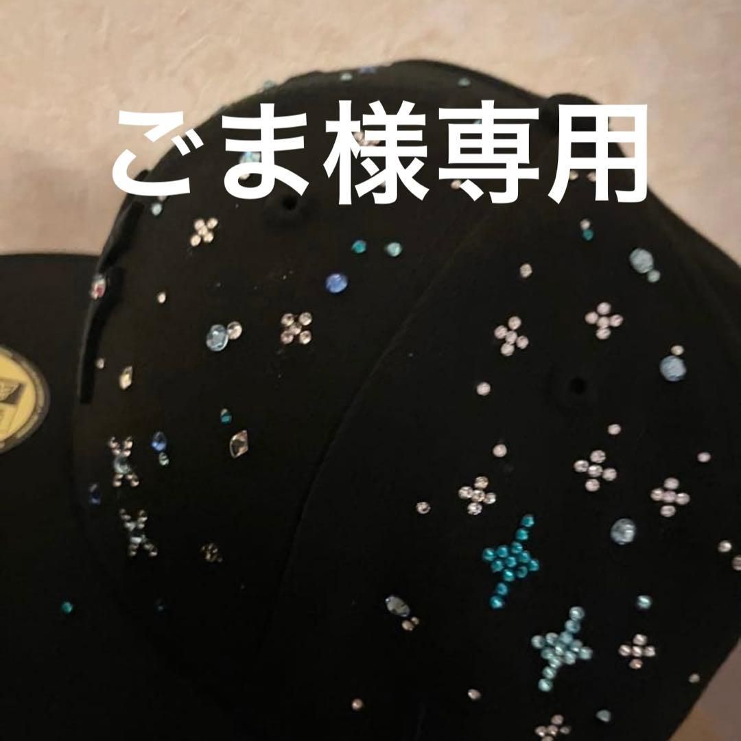 New Era 59FIFTY ブラックキャップ ７8/3　ジュエルキャップ新品