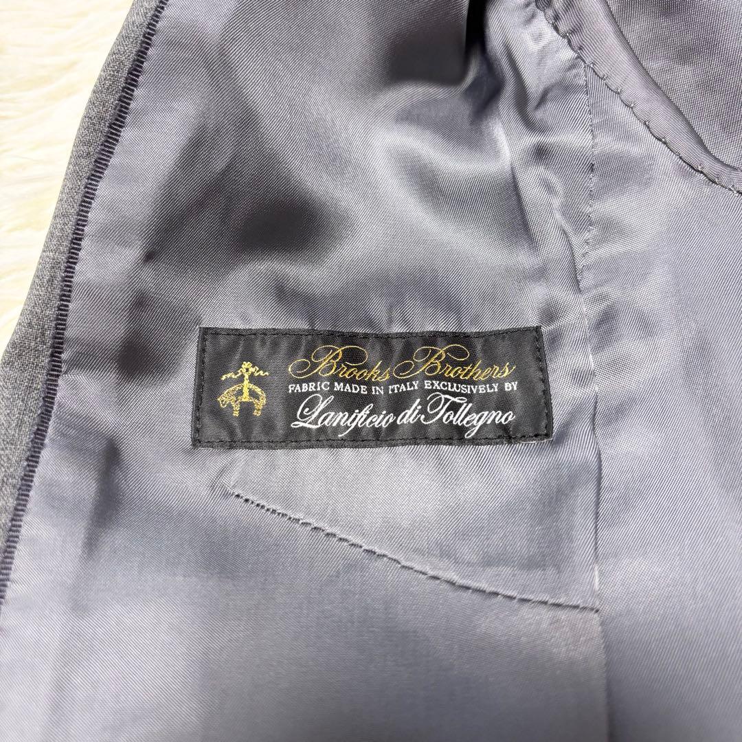 現行タグ ブルックスブラザーズ スーツ セットアップ 0サイズ グレー 高級生地