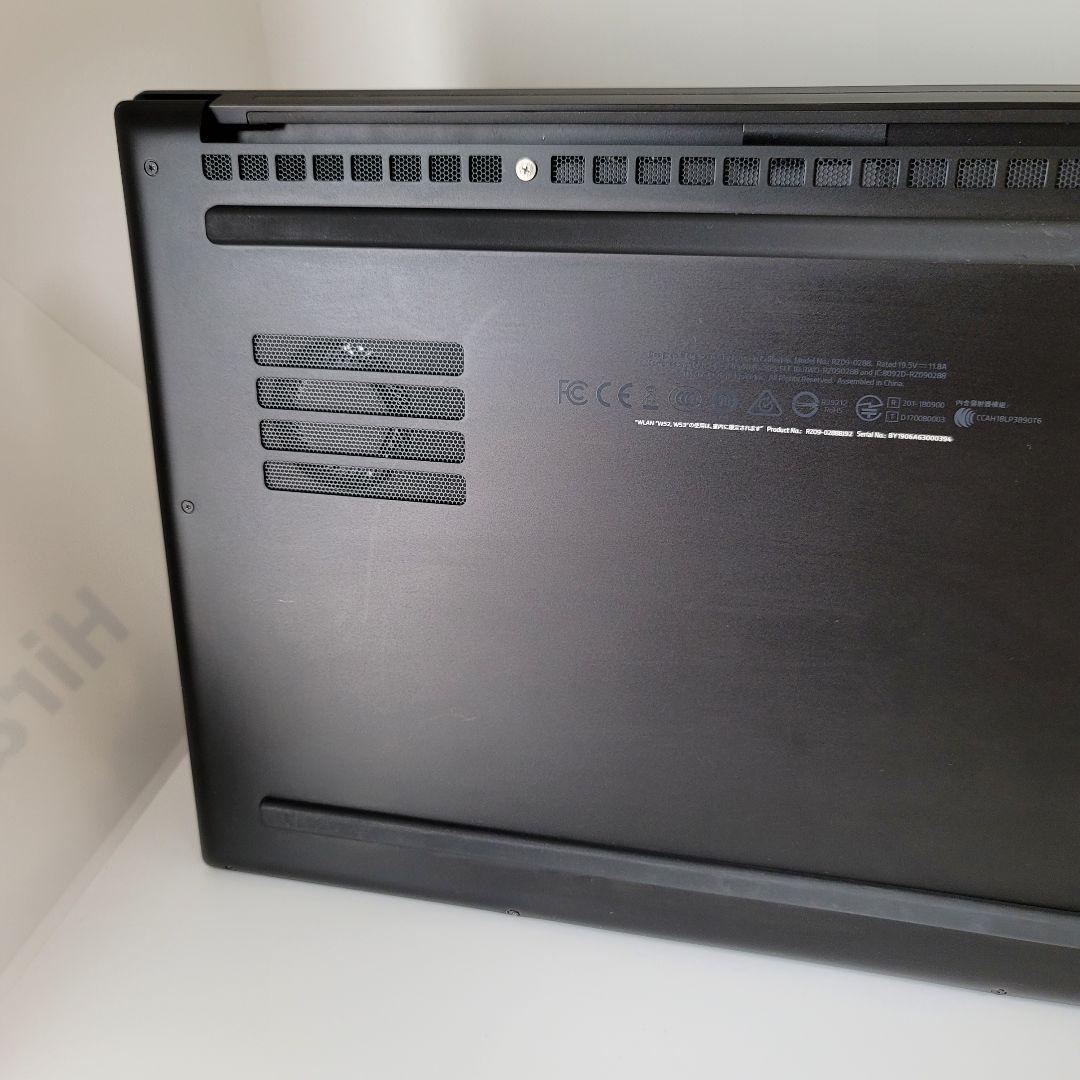 Razer Blade15 Advanced RTX 2080（注意事項有）