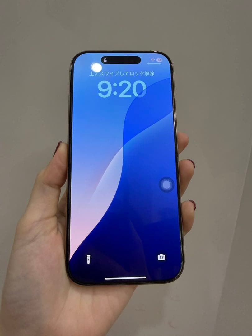 iPhone 16 pro 256GB バッテリ91%