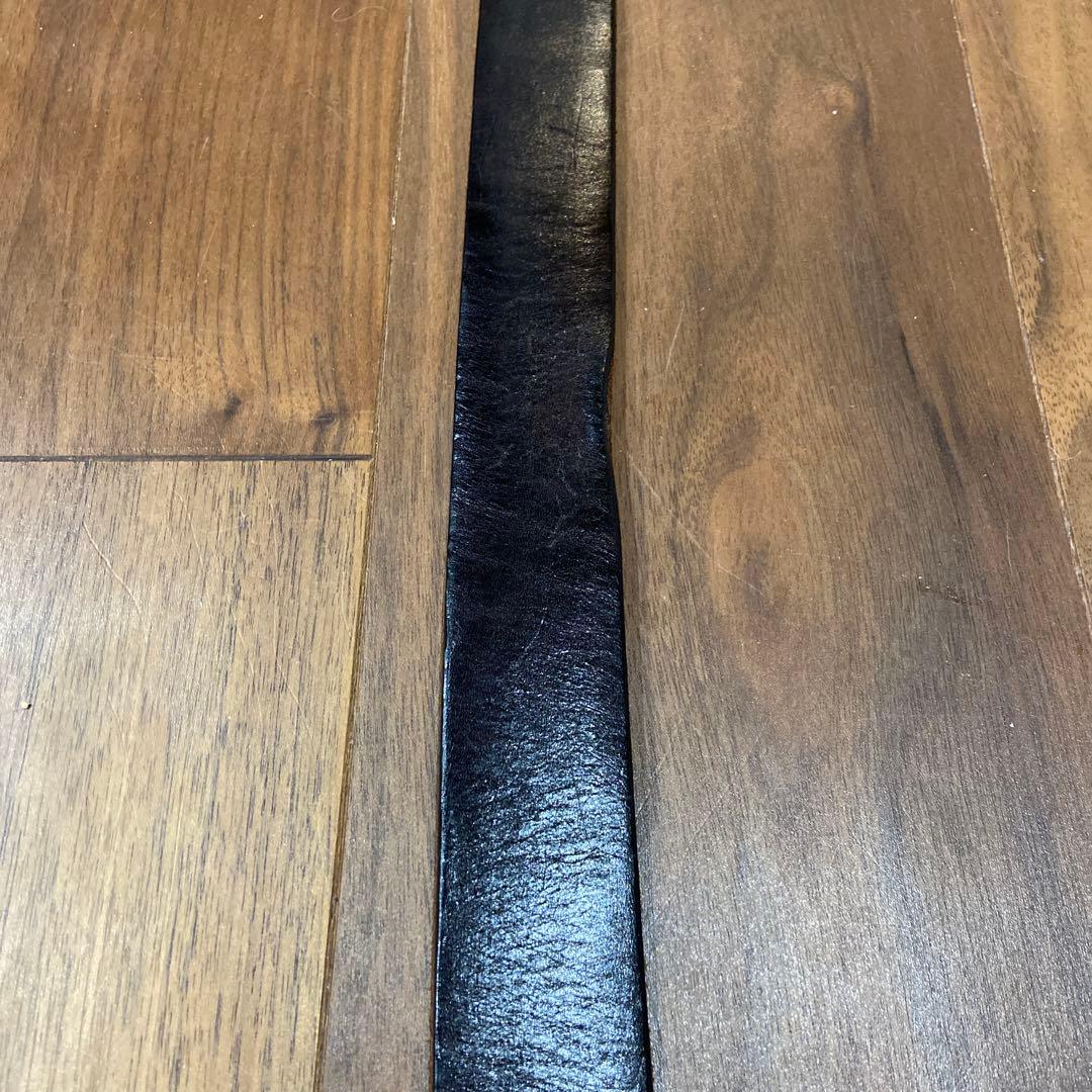 HTC フラワースタッズベルト イエローストーン&ダークブラウンレザー 32