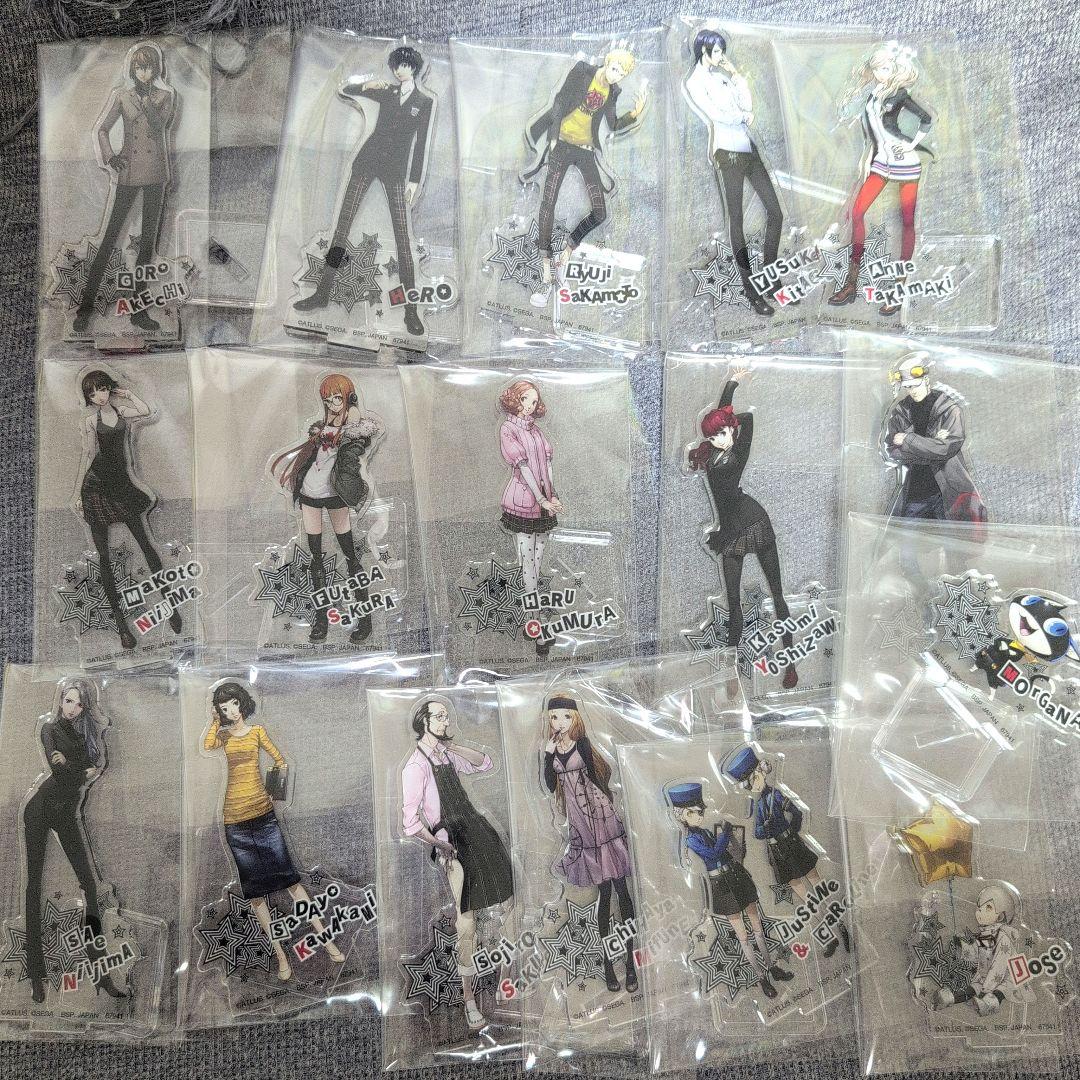 一番くじペルソナ5　アクリルスタンドセット１７体