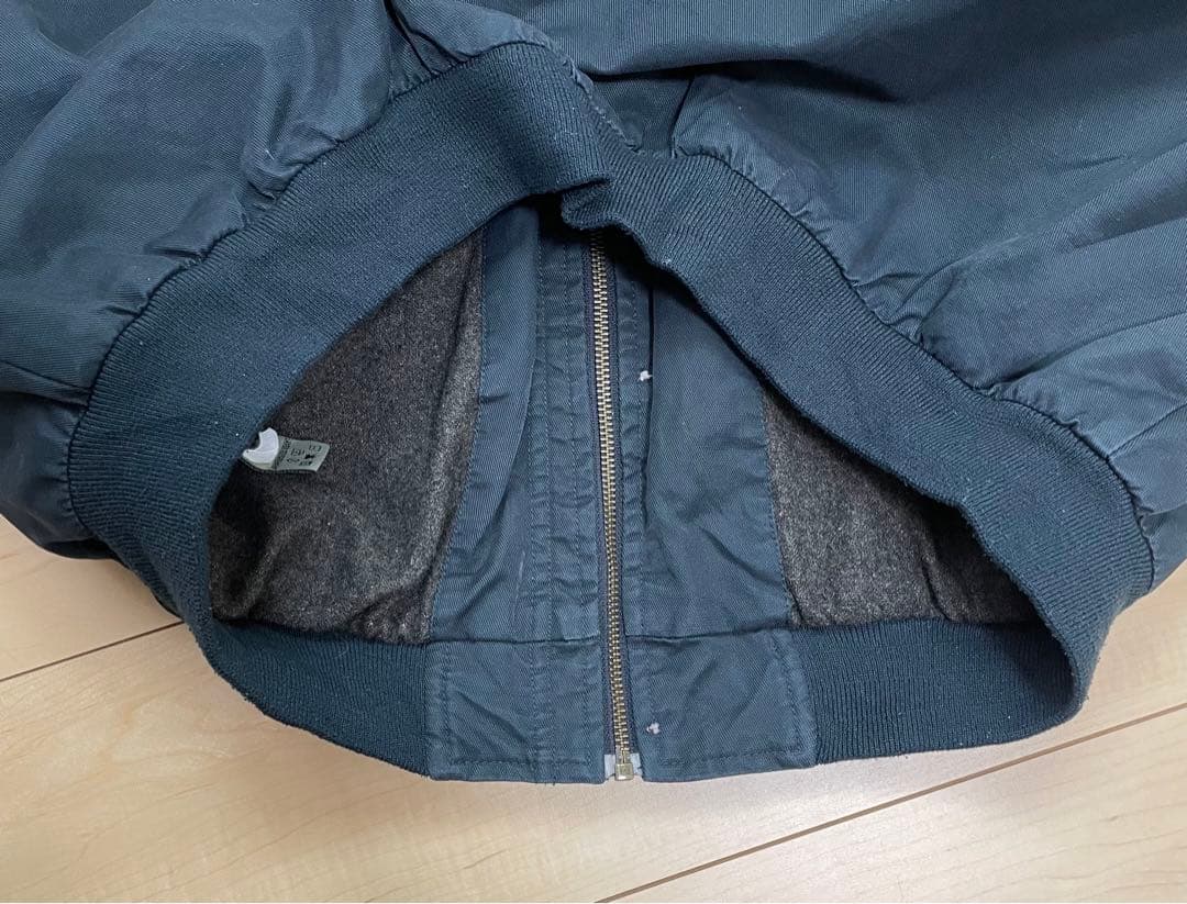 ワークジャケット　企業ロゴ　古着