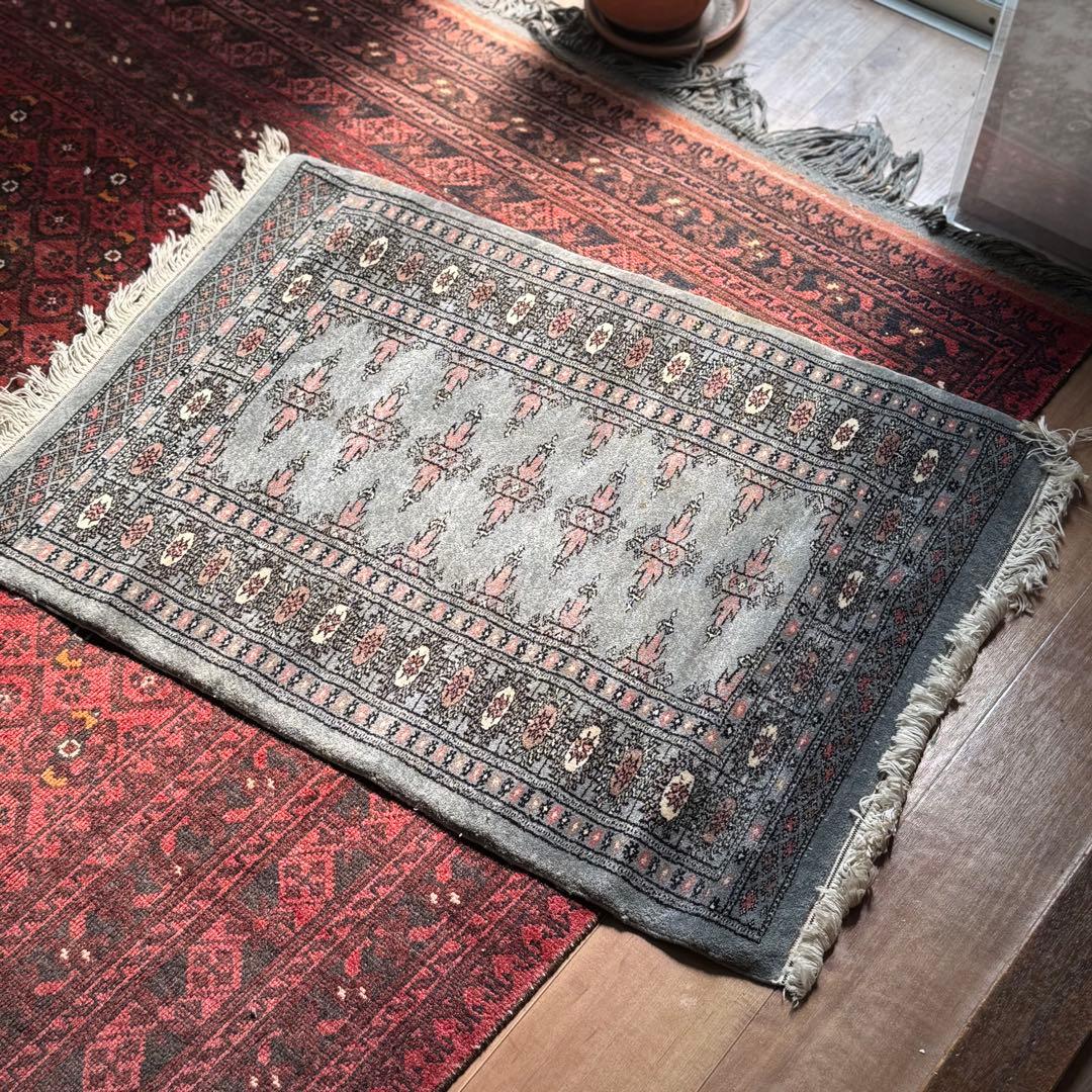 vintage 絨毯　トルクメン　トルコ　ペルシャ　ラグ　ターキッシュ