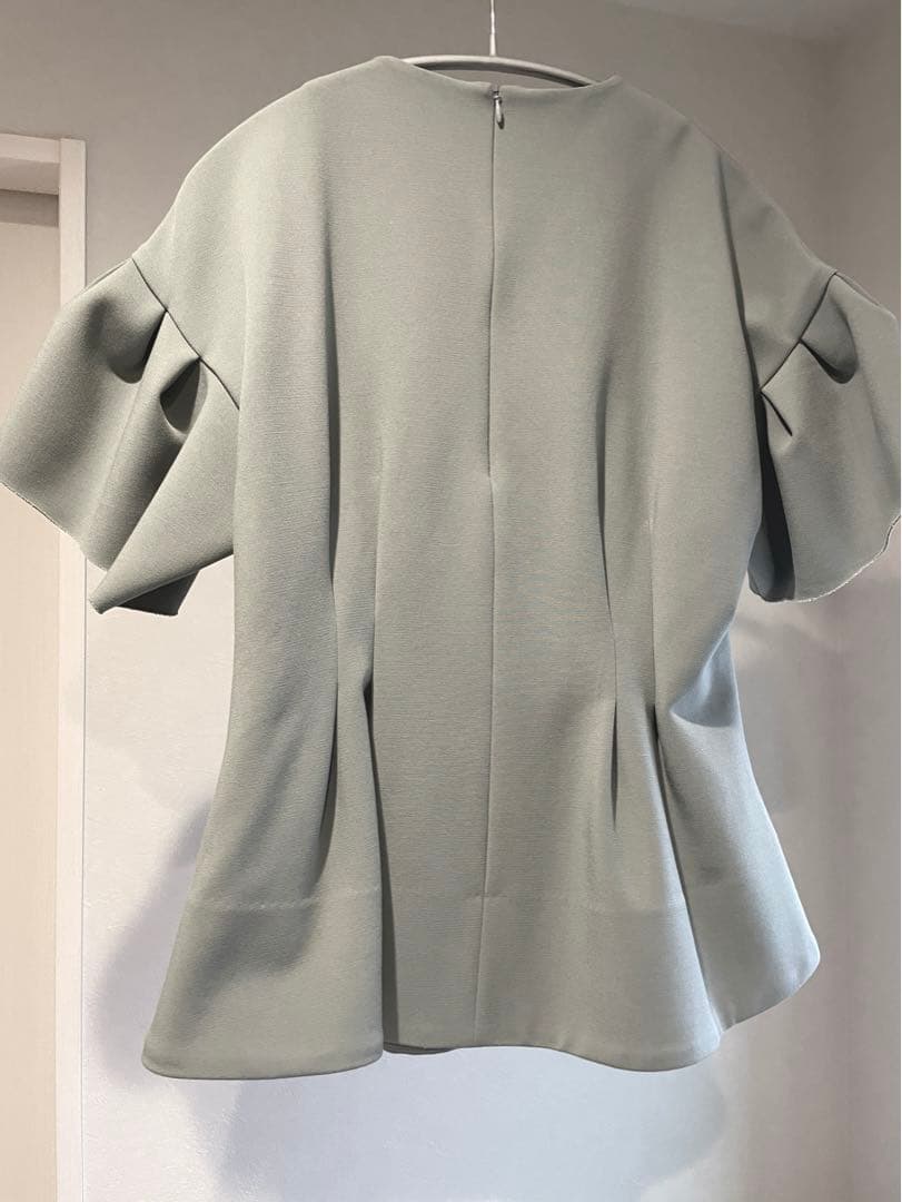 Mila Owen ハリ感フレアトップス×パンツドレス SET UP