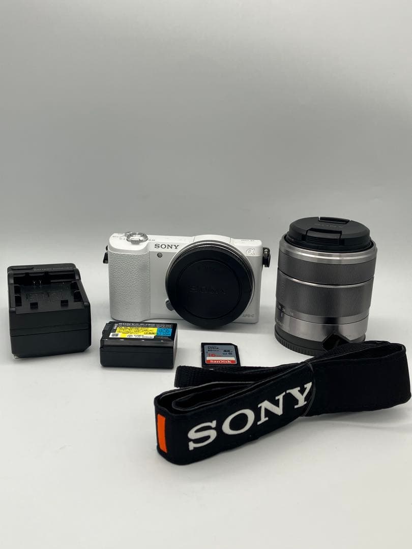 【返品保証・動作確認済】SONY α5100 （E PZ 18-55mm）