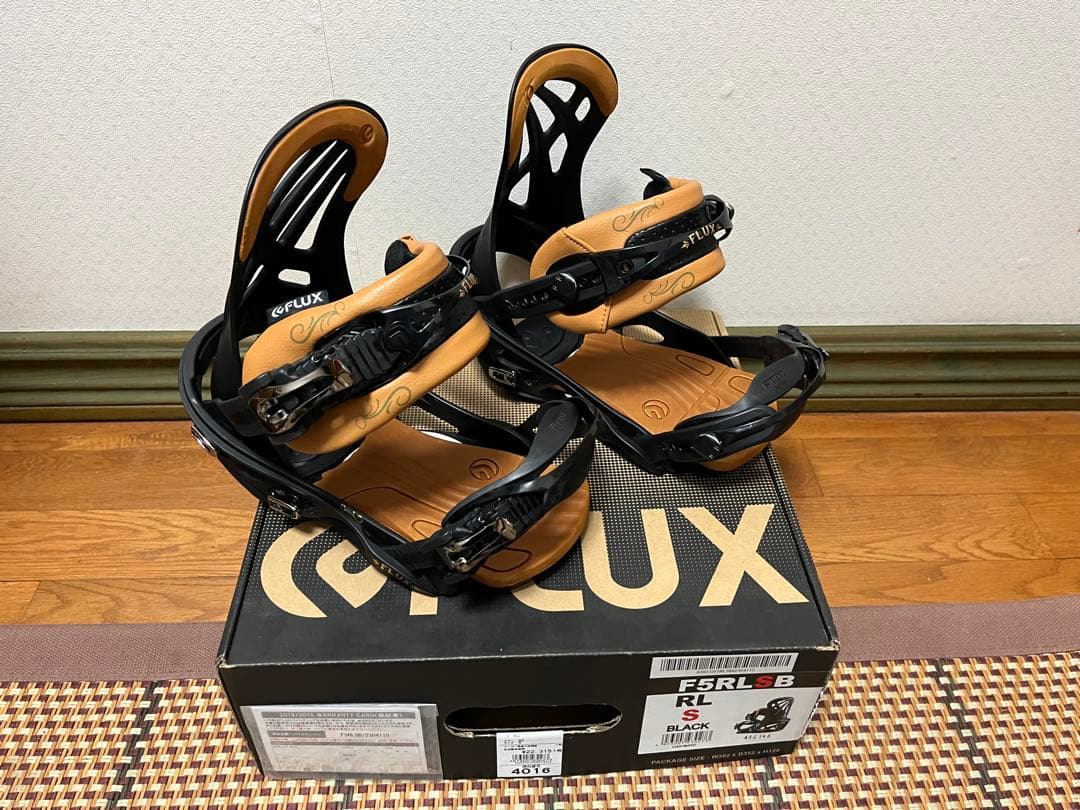 FLUX ビンディング RL S ブラック フラックス 黒 美品 バインディング