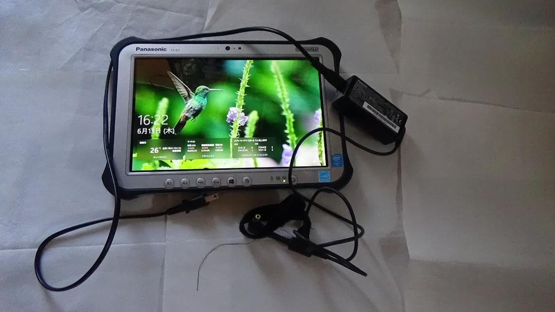 指で画面をタッチしても動かないこともあるパナソニック FZ-G1