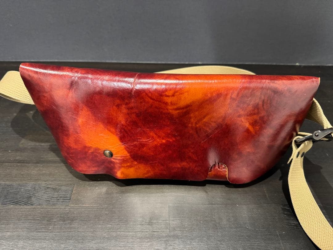 uni&co ユニアンドコー メッセンジャーバッグ　キャメルxs