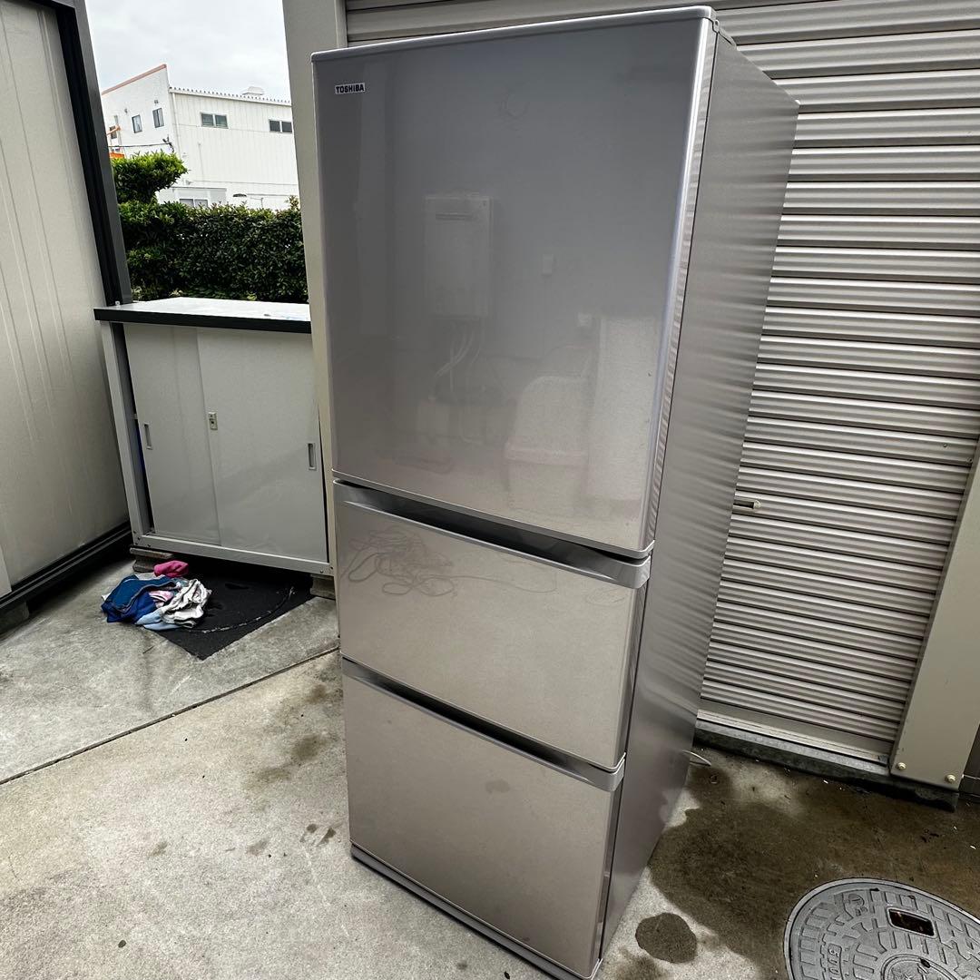 TOSHIBA 冷蔵庫 GR-H34S (NP) 2016年式 330L