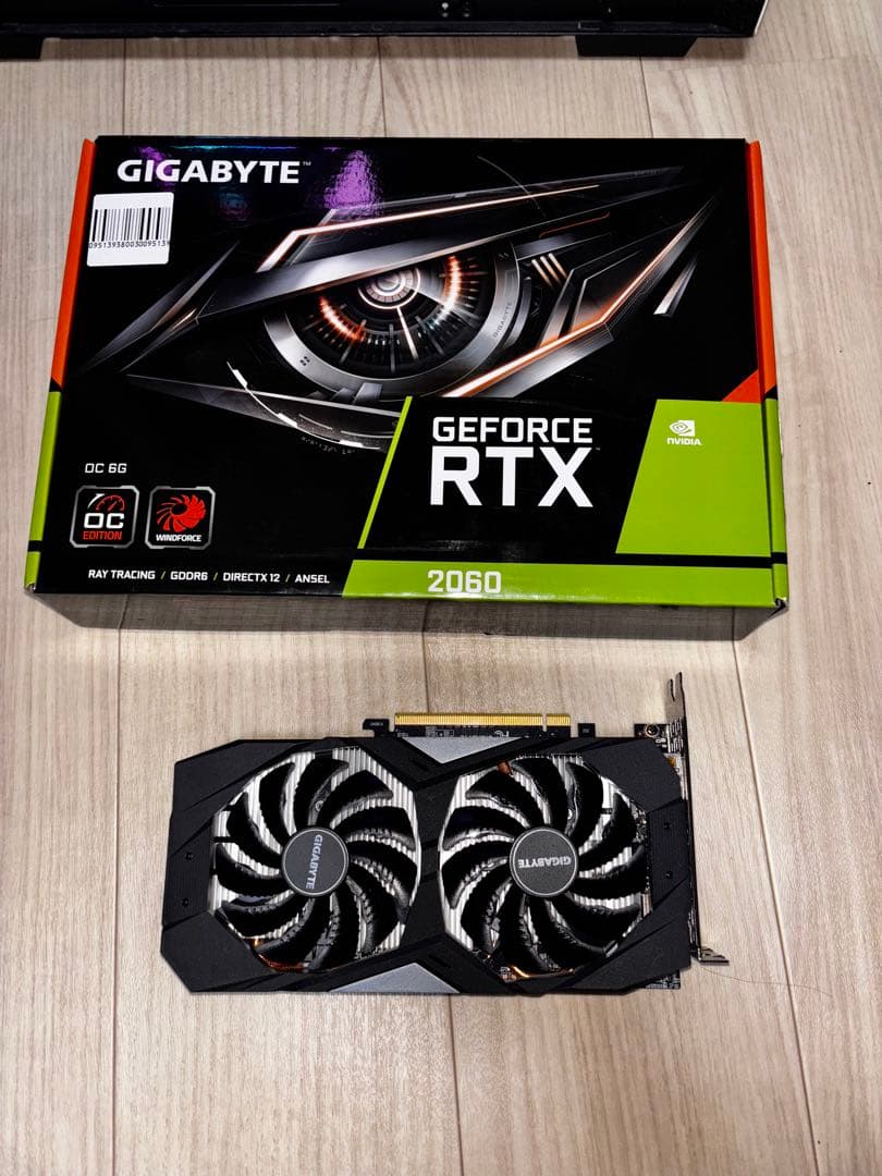 グラフィックボード・グラボ・ビデオカード GIGABYTE GEFORCE RTX 2060 OC 6G