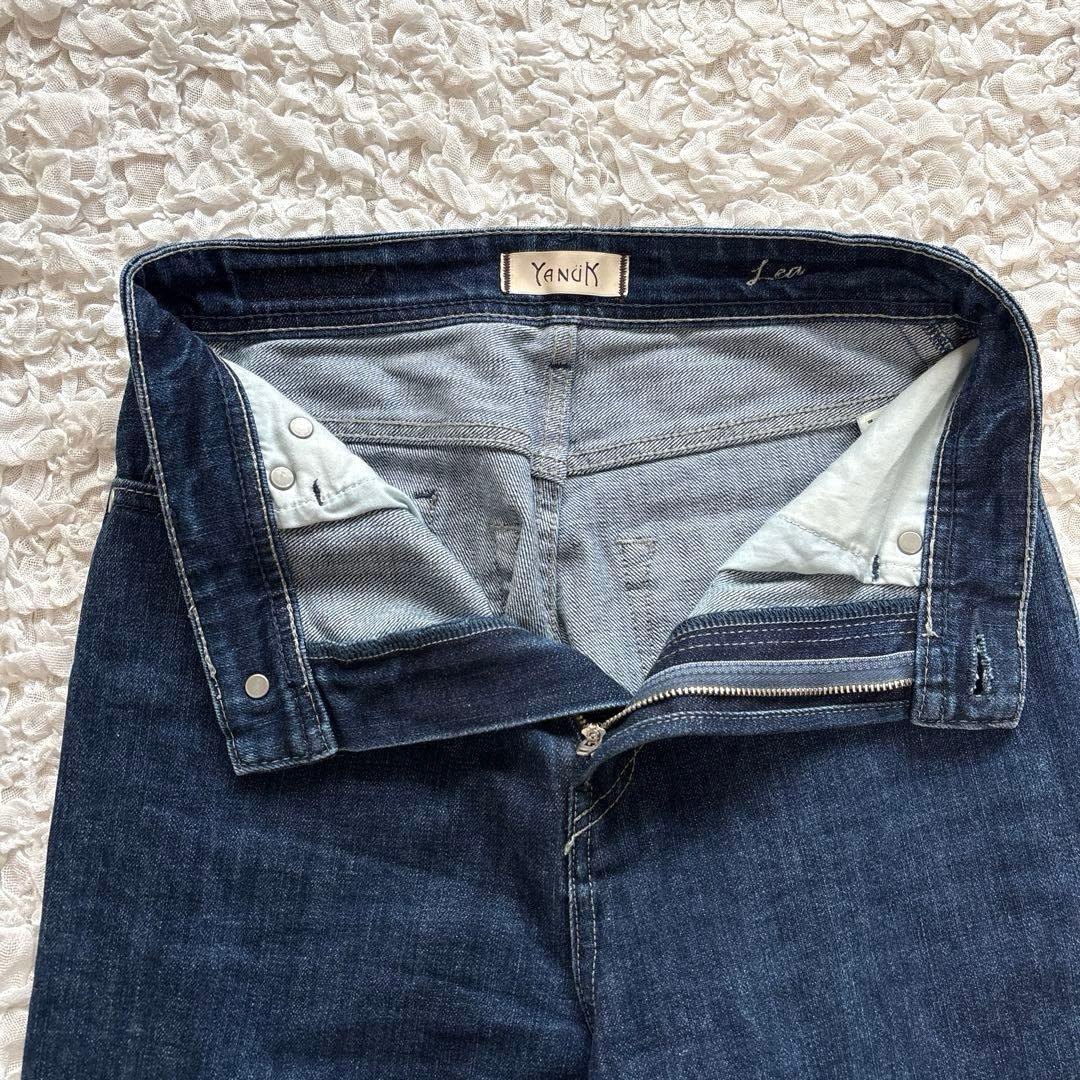 YANUK ヤヌーク LEA ジーンズ インディゴ ストレートデニム 日本製