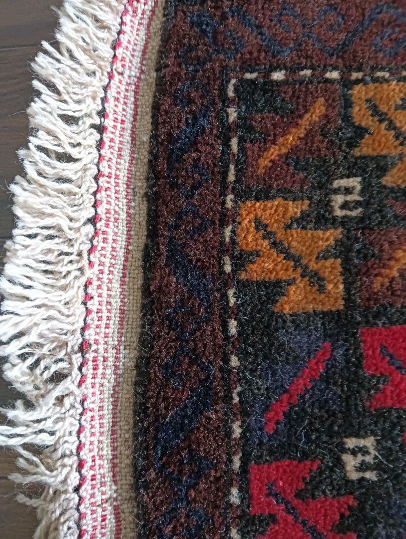 専用です。美品♪　漆黒のバルーチラグ　アフガニスタン　ビンテージ