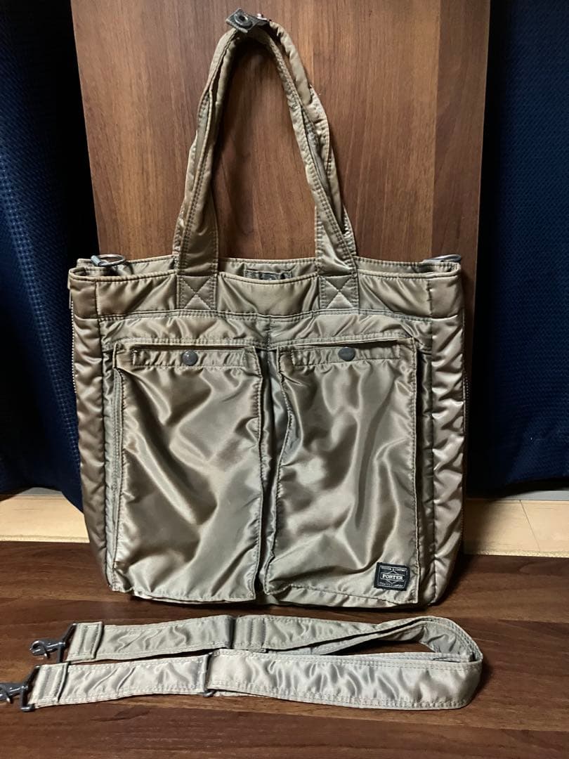 PORTER（ポーター）タンカー　キャリングトートバック　グレー