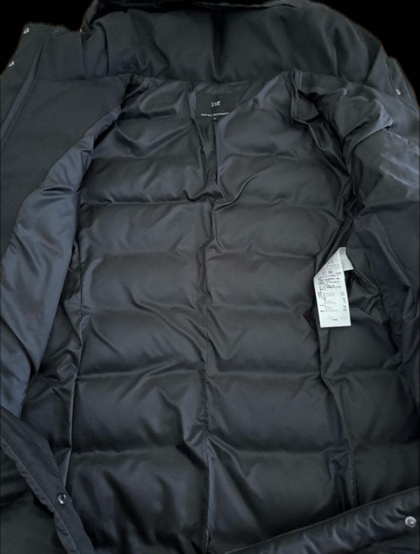 オンワード クローゼット 23区 シレータフタ ロング ダウンコート