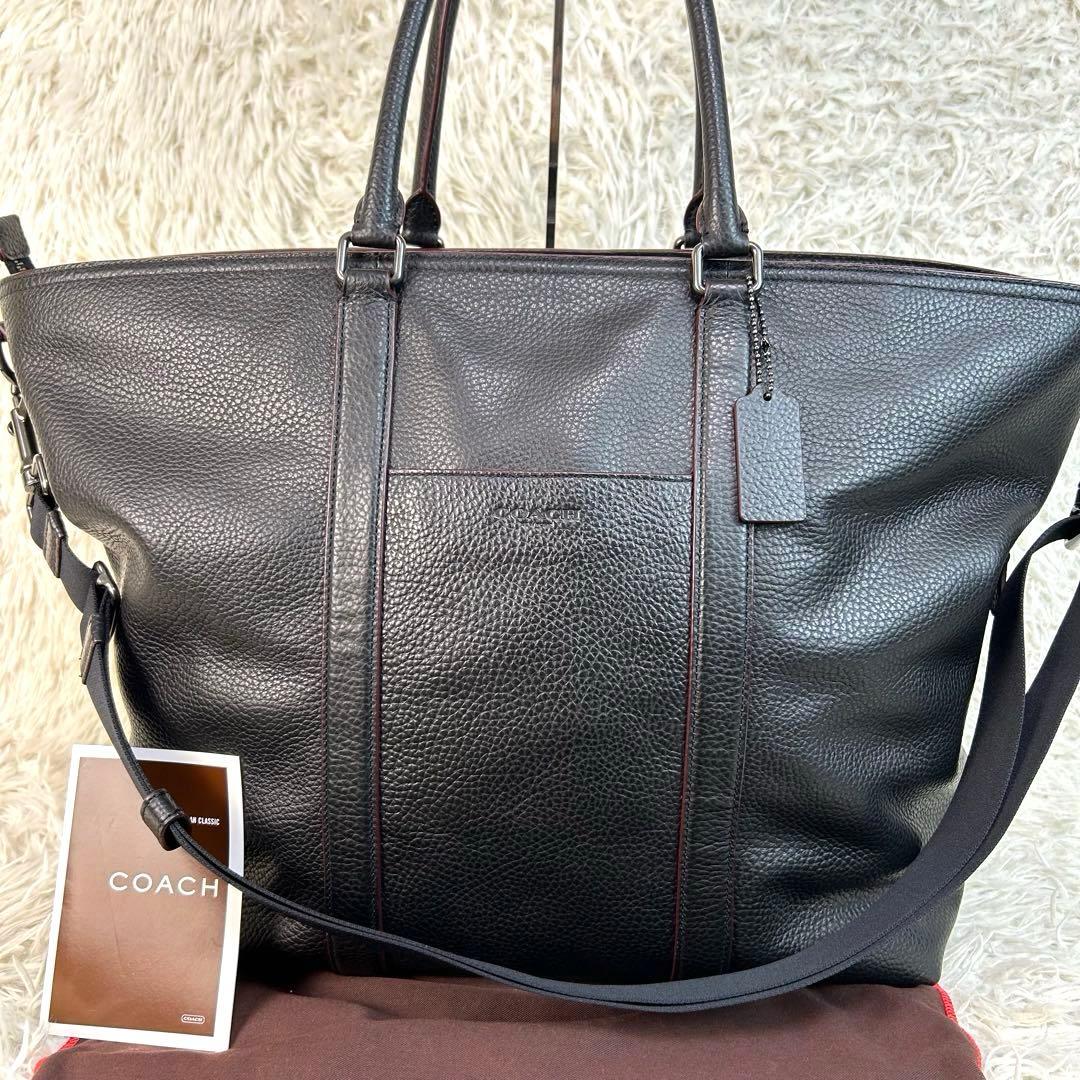 ✨極美品 コーチ 2way トート ショルダーバッグ ペブルドレザー 78768