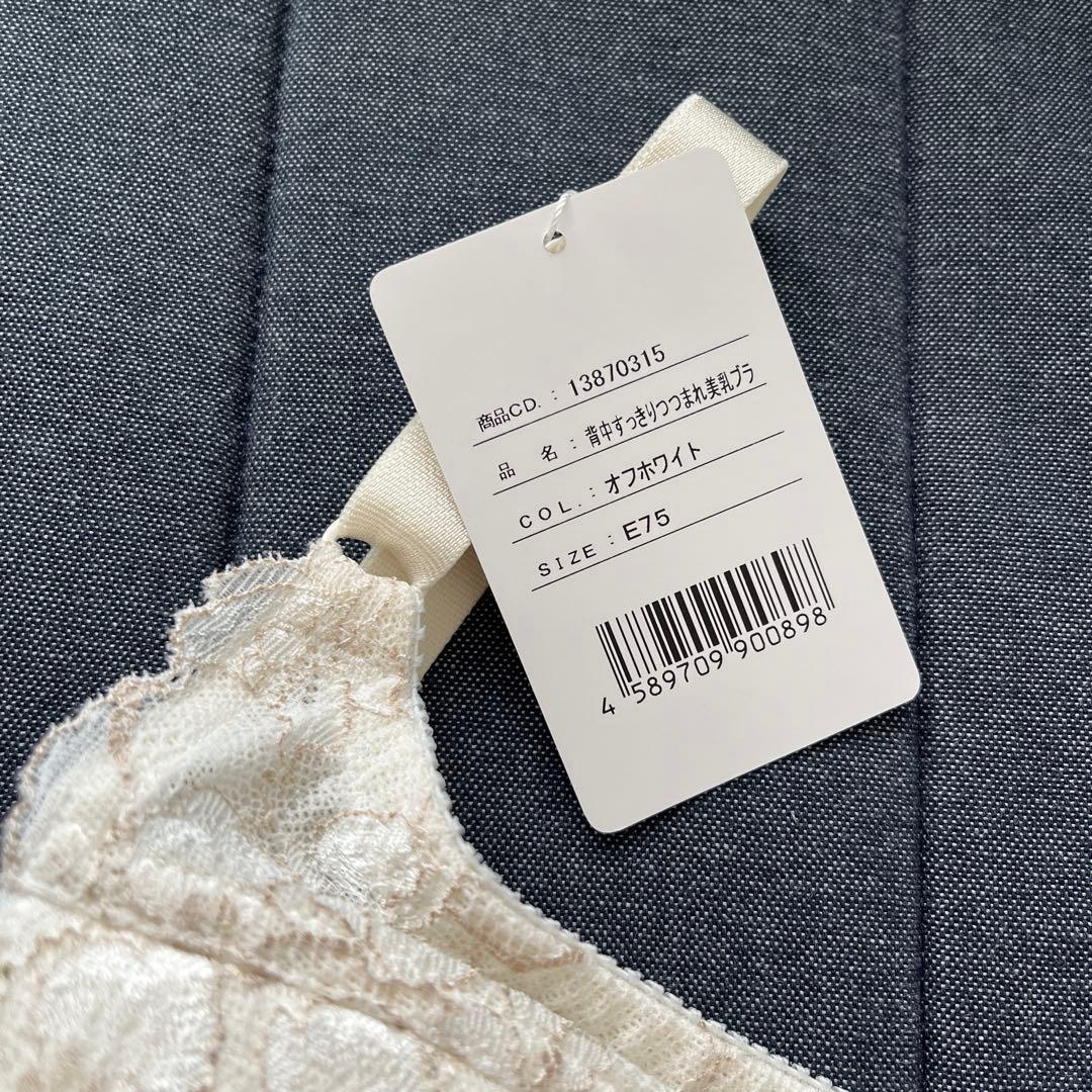 背中すっきりつつまれ美乳ブラセット