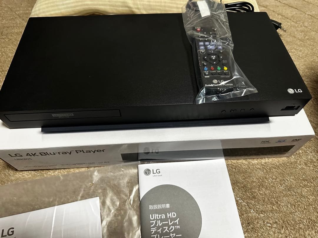 LG UBK80S 4K Blu-rayプレイヤー