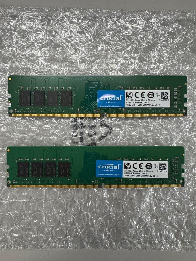 Crucial DDR4-2666 32GB(16GB×2)