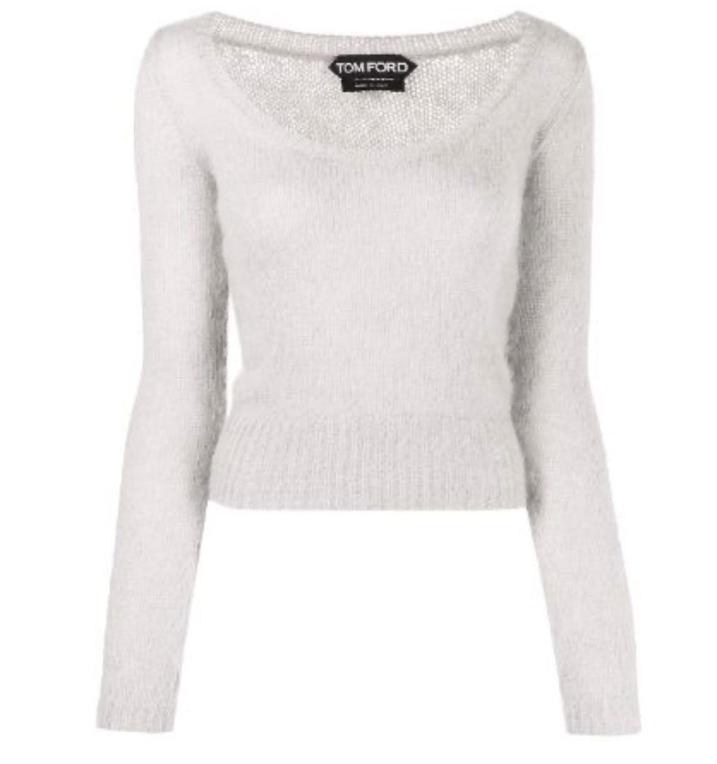 TOM FORD グレー ニット　トムフォード　セーター
