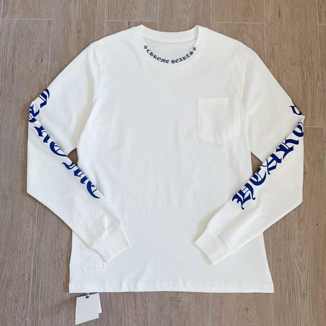 大人気 Chrome Heartsの刺繍がされたロンT