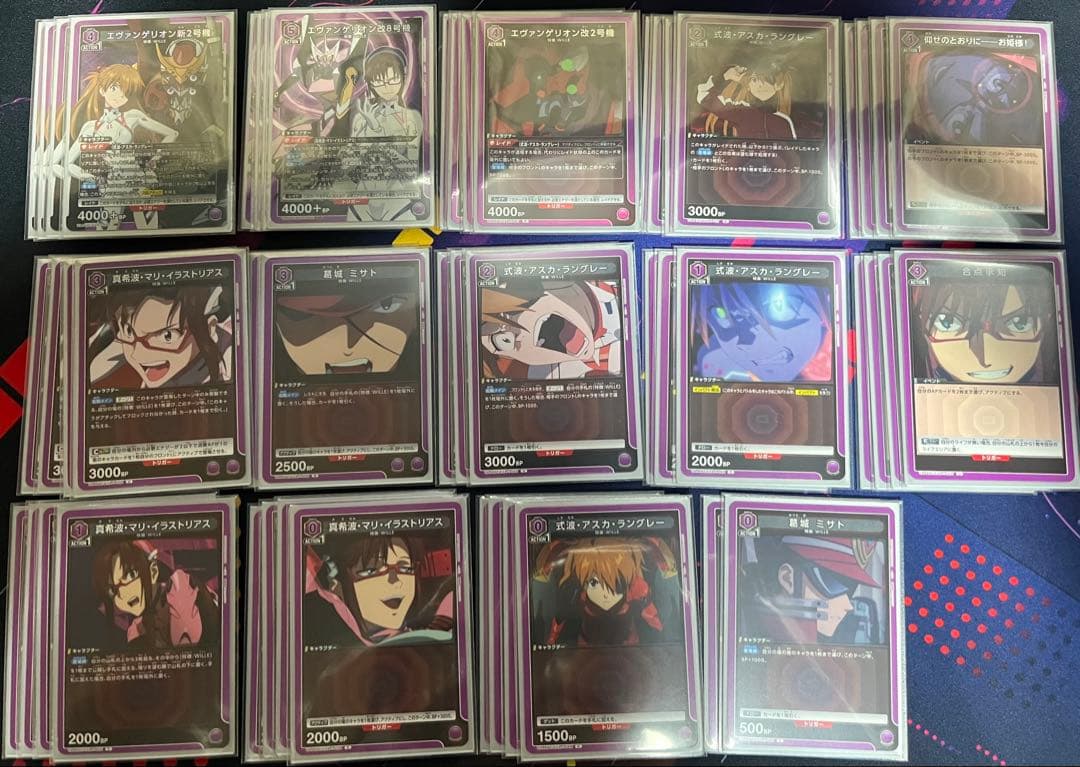 ユニオンアリーナ エヴァンゲリオン WILLE デッキ スタデ　プロモ　スリーブ