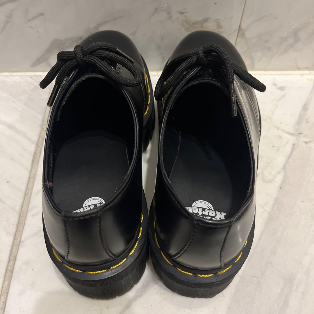 ♡ dr.martens 1461 quad UK4 黒 厚底 3ホール